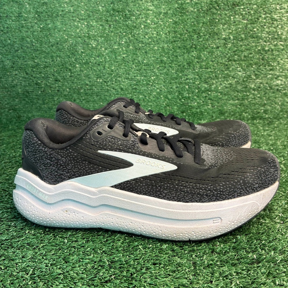 Brooks Ghost Max 2 Mesh Cushioned Neutral Running Sneakers Black Womens Size 9
